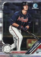 2019 Bowman Draft #BDC25 Drew Waters Chrome-Refractor Baseball Card