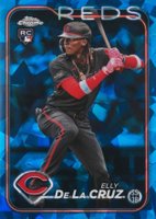 2024 Topps Chrome Sapphire #141 Elly de La Cruz Baseball Card