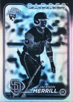 2024 Topps Chrome Update #USC153 Jackson Merrill Negative Refractor Baseball Card