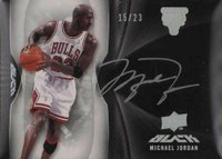 2008 Upper Deck Black Autographs #MJ Michael Jordan Basketball Card