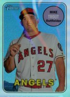 2018 Topps Heritage  #275 Mike Trout Chrome-Refractor Baseball Card
