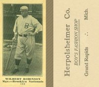 1916 Herpolsheimer Co. #144 Wilbert Robinson Baseball Card