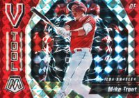 2021 Panini Mosaic V Tool #VT4 Mike Trout Mosaic Baseball Card