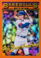 2024 Topps Finest What If 1993 Finest Prototypes #93-22 Pete Crow-Armstrong Orange Refractor Baseball Card