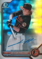 2022 Bowman Draft #BD168 Jackson Holliday SP-Autograph Baseball Card