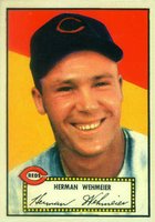 1952 Topps #80 Herman Wehmeier Red Back Baseball Card