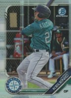 2019 Bowman Draft #BDC2 Jarred Kelenic Chrome-Refractor Baseball Card