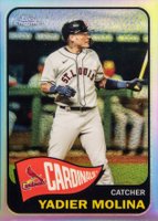 2021 Topps 1965 Topps Redux Chrome #44 Yadier Molina Baseball Card