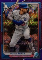 2024 Bowman Chrome Mega Box #62 Mookie Betts Purple Refractor Baseball Card