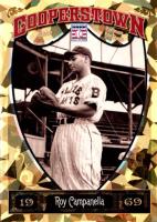 2013 Panini Cooperstown #55 Roy Campanella Gold Crystal Shard Baseball Card