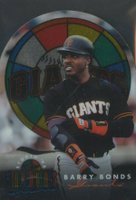 1996 Studio Stained Glass Stars #10 Barry Bonds Baseball Card