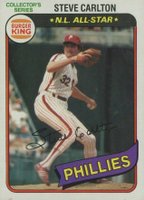 1980 Burger King Pitch, Hit & Run #2 Steve Carlton Baseball Card