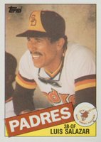 1985 Topps #789 Luis Salazar Baseball Card