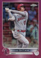 2022 Topps Chrome Logofractor Edition #1 Shohei Ohtani Pink Baseball Card