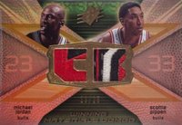 2008 SPx Winning Materials Combo   #WMCJP Michael Jordan/Scottie Pippen Patch Basketball Card
