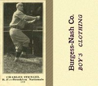 1916 Burgess-Nash Co. #169 Charles Stengel Baseball Card