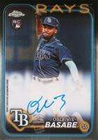 2024 Topps Chrome Rookie Autographs #RAOB Osleivis Basabe Baseball Card