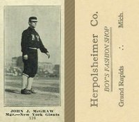 1916 Herpolsheimer Co. #116 John J. McGraw Baseball Card