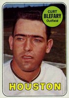 1969 Topps #458 Curt Blefary Baseball Card