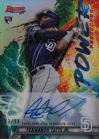 2019 Bowman's Best Power Producers #PP-FTJ Fernando Tatis Jr. Autograph Baseball Card