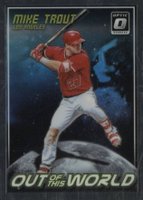 2018 Panini Donruss Out of This World #OW3 Mike Trout Baseball Card