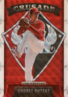 2022 Panini Chronicles Crusade #5 Shohei Ohtani Ruby Wave Baseball Card