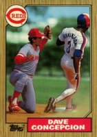 1987 Topps Tiffany #731 Dave Concepcion Baseball Card