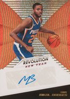 2018 Panini Revolution Rookie Autographs #MBG Mikal Bridges Chinese New Year Basketball Card