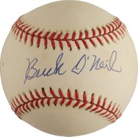 1999 Hall of Fame Autographs # Buck O'Neil Ball Baseball Card