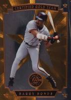1997 Pinnacle Certified Team #12 Barry Bonds Gold Baseball Card