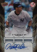 2008 Upper Deck Spectrum Jeter Retrospectrum #DJ34 Derek Jeter Autograph Baseball Card