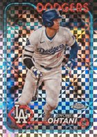 2024 Topps Chrome #1 Shohei Ohtani X-Fractor Baseball Card