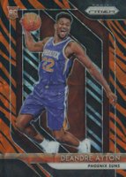 2018 Panini Prizm #279 DeAndre Ayton Choice Tiger Stripe Basketball Card