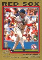2004 Topps  #405 Pedro Martinez Gold Baseball Card
