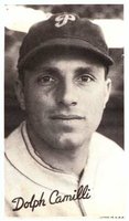 1936 Goudey Premiums-Type 1-Wide Pen # Dolph Camilli Portrait Baseball Card