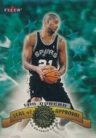 2000 Fleer Authority Seal of Approval #2 Tim Duncan Basketball Card