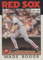 1986 O-Pee-Chee #262 Wade Boggs Baseball Card