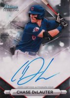 2023 Bowman Sterling Prospect Autographs #PACD Chase Delauter Baseball Card