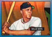 2013 Bowman Blue Sapphire Reprints #305 Willie Mays Baseball Card