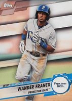 2019 Topps Pro Debut Milb Leaps and Bounds #LB-WF Wander Franco Baseball Card