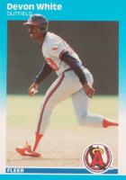 1987 Fleer Update #U-123 Devon White Baseball Card