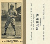 1916 Wares #130 Ed. Murphy Baseball Card