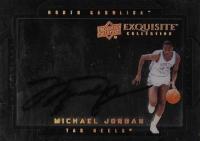 2011 Upper Deck Exquisite Collection Dimensions Autograph #D-MJ Michael Jordan Basketball Card