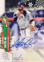 2020 Topps Holiday Autographs #FT Fernando Tatis Jr. Baseball Card