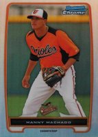 2012 Bowman Chrome Prospects #BCP217 Manny Machado Refractor Baseball Card