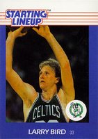 1988 Kenner Starting Lineup # Larry Bird Basketball Card