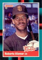 1988 Donruss Rookies #35 Roberto Alomar Baseball Card