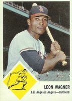 1963 Fleer #21 Leon Wagner Baseball Card
