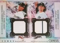 2022 BBM Genesis Combo Memorabilia Card # Roki Sasaki/Yoshinobu Yamamoto Baseball Card