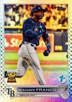 2022 Topps 1st Edition #215 Wander Franco Platinum 1/1 Baseball Card